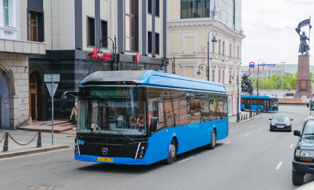 Первые электробусы вышли на маршруты общественного транспорта во Владивостоке