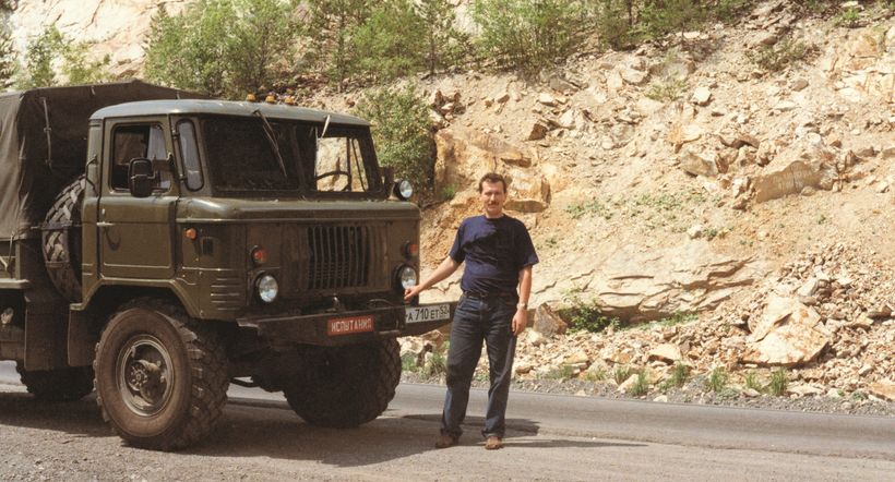 Заслуженный работник автополигона Юрий Радьков принимал участие в испытаниях легендарной модели ГАЗ-66