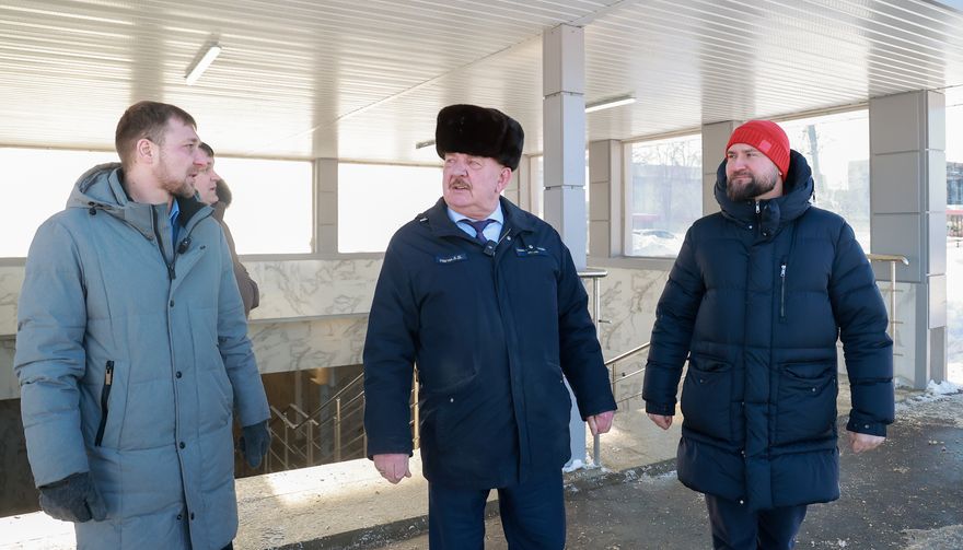 Пешеходный переход на Комсомольской
