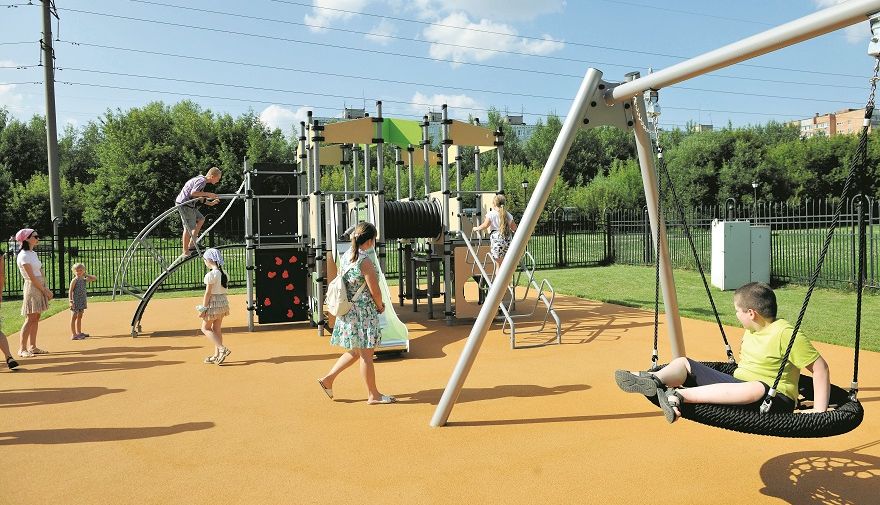 Октрытие детской площадки