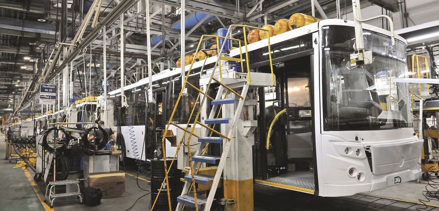 ЛиАЗ на конвейере