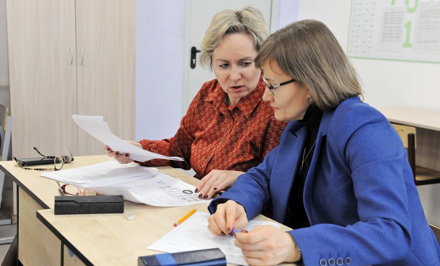 Жанна Шибанова и Надежда Глуменкова