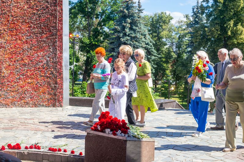 Митинг в парке Славы