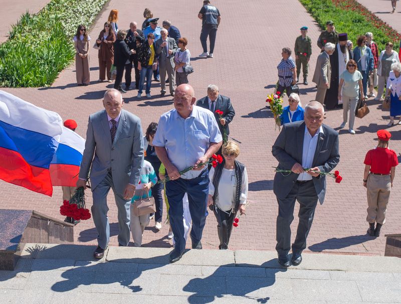 Митинг в парке Славы