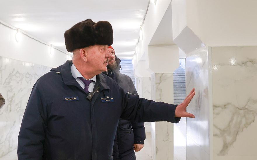 Пешеходный переход на Комсомольской