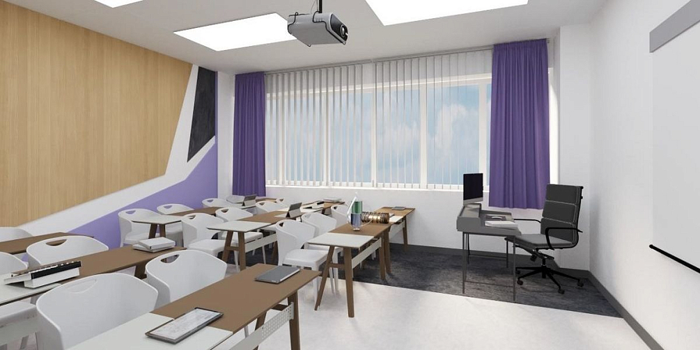 Завершен ремонт учебных классов в Академии современных технологий автомобилестроения им. А.Н. Моисеева