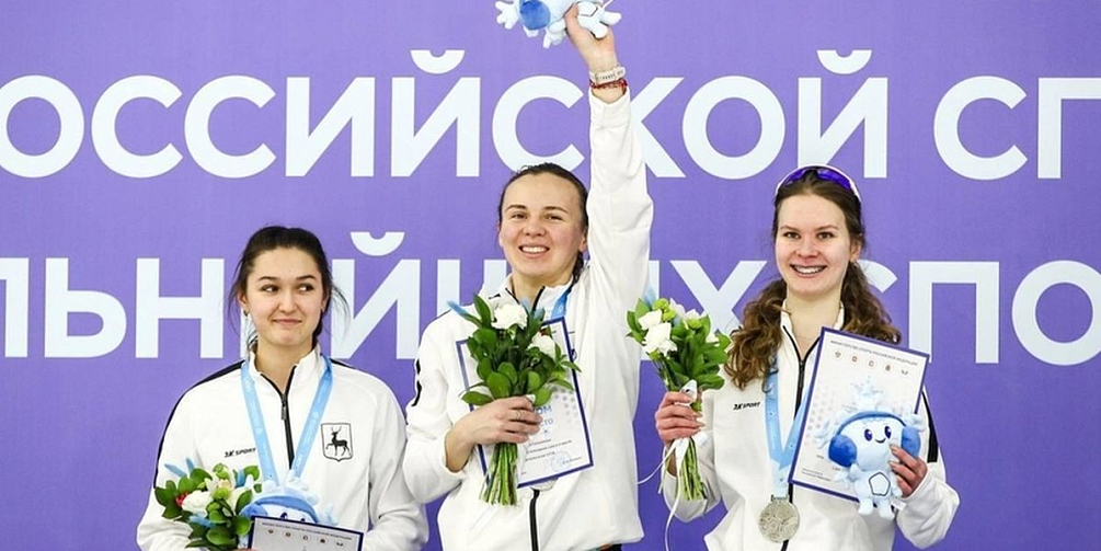 Четыре медали завоевала автозаводская конькобежка Дарья Качанова на II Всероссийской Спартакиаде сильнейших спортсменов-2024