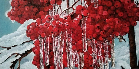 Выставка декоративно-прикладного искусства «Времена года» проходит в арт-пространстве «36 гвоздей»