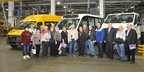 Ветераны ПГА, отметившие в 2024 году юбилеи, посетили Горьковский автозавод