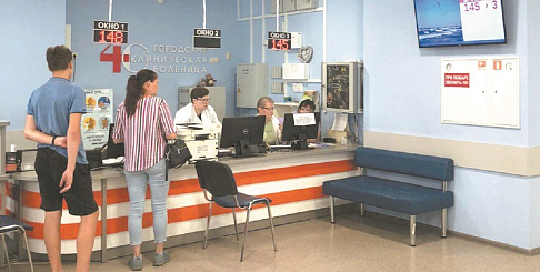 В больнице №40 завершен капитальный ремонт детской поликлиники