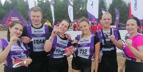 Сотрудники Павловского автобусного завода приняли участие в составе команды павловчан в «Гонке героев»