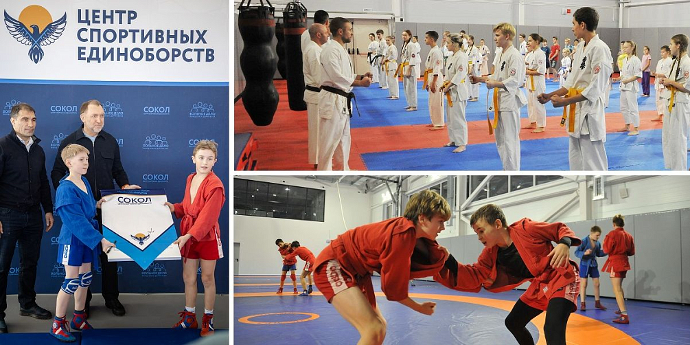 Олег Дерипаска открыл в Нижнем Новгороде центр спортивных единоборств «Сокол»