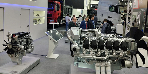 Новейший дизельный двигатель ЯМЗ-855 был продемонстрирован на выставке ComVex-2024