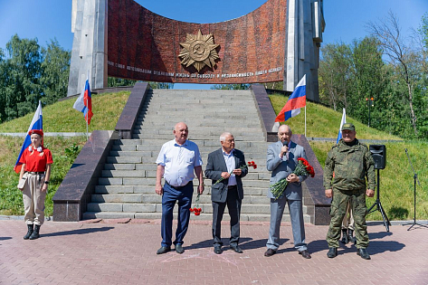 В День памяти и скорби в Парке Славы состоялся торжественный митинг