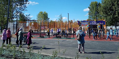 Сквер «Самбо» и территорию второго паркового озера благоустроили в Автозаводском районе