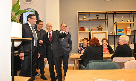 Глеб Никитин и Юрий Шалабаев открыли после реновации Дом ветеранов Горьковского автозавода