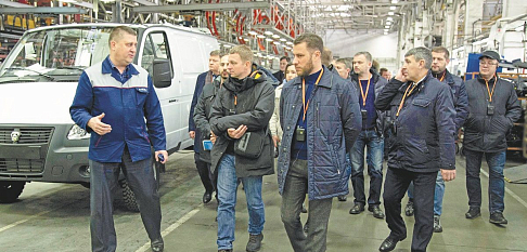 На Горьковском автозаводе побывали представители компании «Газпром», с которой ГАЗ связывают давние партнерские отношения
