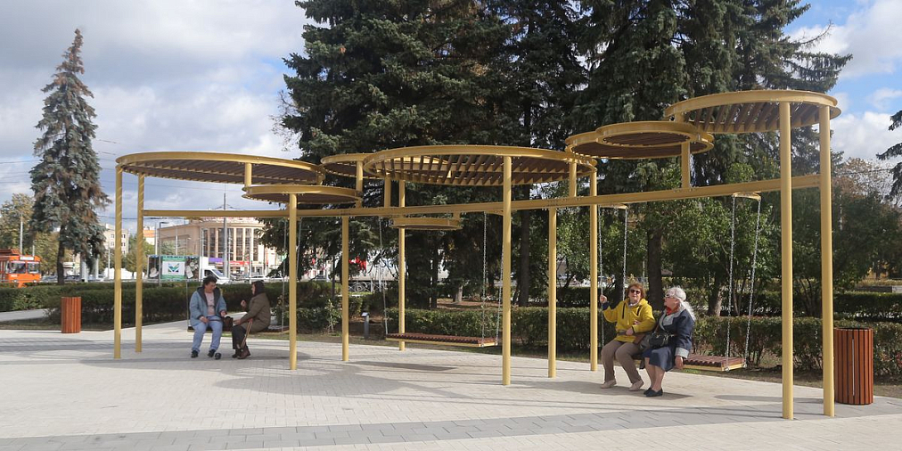 Площадь им. И.И.Киселева открылась после благоустройства