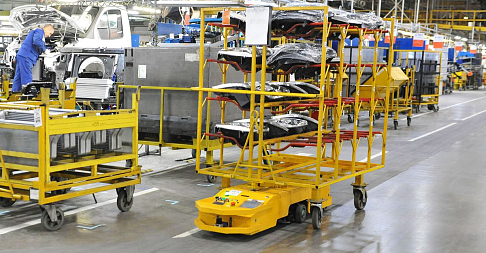 В цехах Горьковского автозавода создано более 50 беспилотных маршрутов для перевозки компонентов