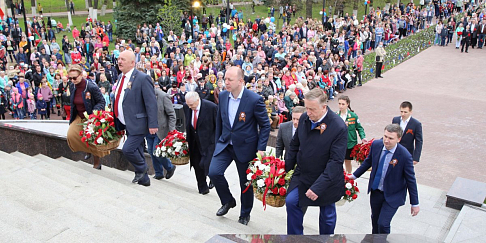 Сотрудники Горьковского автозавода приняли участие в праздновании Дня Победы