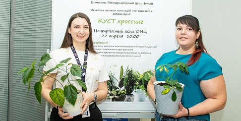 Более 30 растений принесли сотрудники ЦИТРБ и ОИЦ для обмена в рамках акции «КУСТ кроссинг»