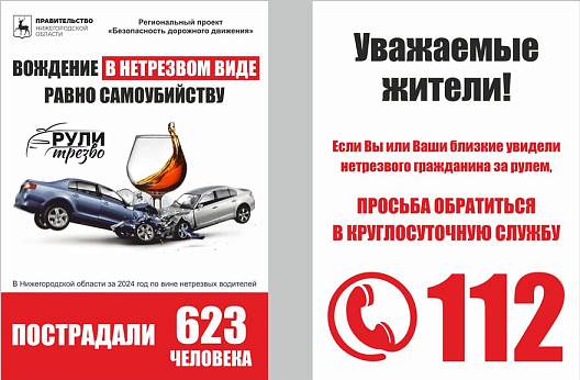 Алкоголь и вождение несовместимы