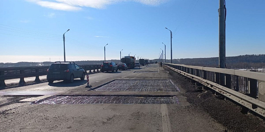 На Стригинском мосту завершен ямочный ремонт