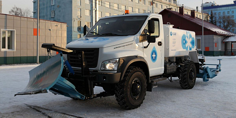 Ледозаливочный комбайн на базе «Садко NEXT» приобрели для стадиона «Авиатор» в Иркутске