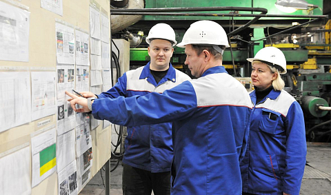 11 кайзенов внедрено в рамках проекта по повышению качества колес, выпускаемых на ПРЗ