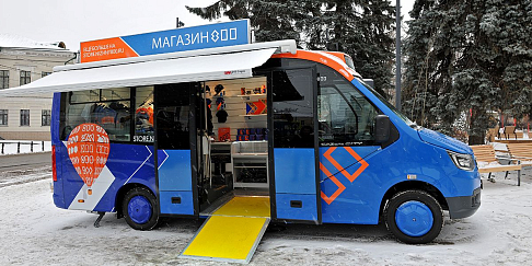 Новая модель мобильного автомагазина создана на базе автобуса «ГАЗель City»