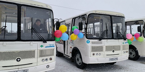 Пять автобусов «ПАЗ» для муниципальных маршрутов получил Уренский район Нижегородской области