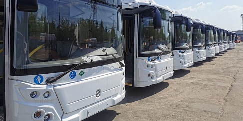 20 новых «ЛиАЗов» на газомоторном топливе вышли маршрут №40 в Нижнем Новгороде