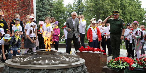 В День памяти и скорби в парке Славы состоялось памятное мероприятие, посвященное 81-летию начала Великой Отечественной войны