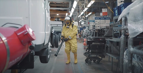 Меры защиты от коронавируса на Горьковском автозаводе (видео)