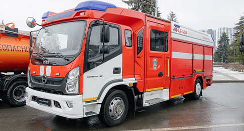 Новый пожарный автомобиль создан на шасси «Валдай 12»