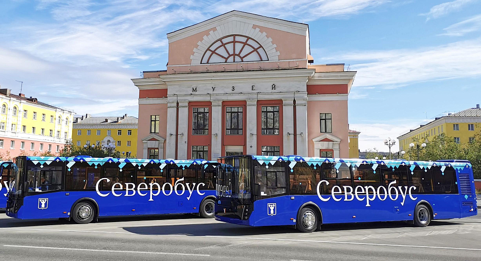 «Группа ГАЗ» поставила в Норильск 20 автобусов ЛиАЗ-5292, адаптированных к экстремально низким температурам