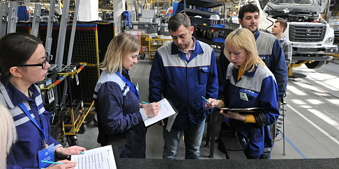 На ГАЗе прошел первый межрегиональный форум рабочих советов, участники которого осваивали инструменты Производственной системы