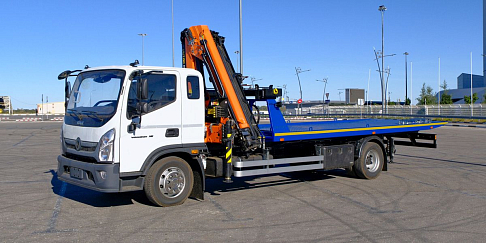 На базе грузовика «Валдай 12» выпущен эвакуатор