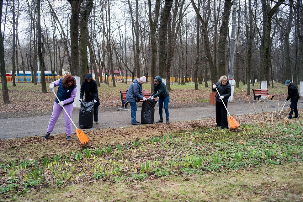 Субботник в Автозаводском парке