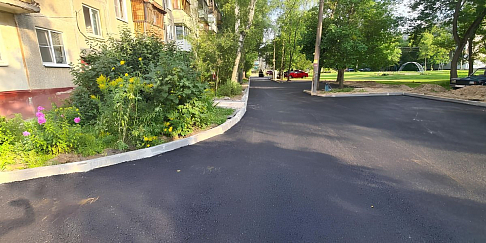 На улице Веденяпина в Автозаводском районе отремонтировали внутриквартальный проезд