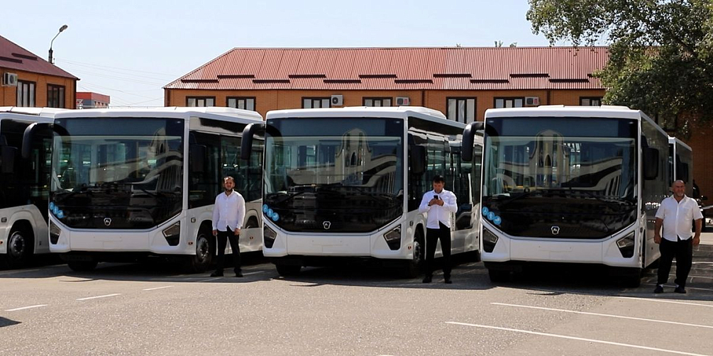 20 автобусов CITYMAX 9 передала ГК «СТТ» в автопарк Грозного