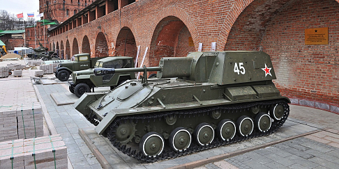 Специалисты «Группы ГАЗ» отреставрировали технику времен Великой Отечественной войны на территории Нижегородского кремля