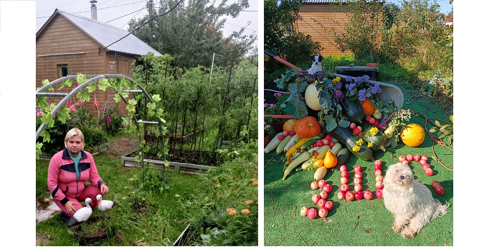 Участница фотопроекта «Дача удачи», термист завода штампов и пресс-форм Галина Красильникова победила в интернет-голосовании