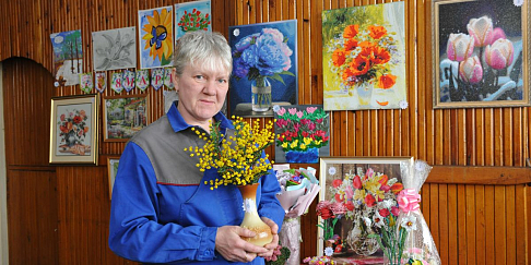 Конкурс цветов прошел на кузнечно-рессорном заводе в начале весны