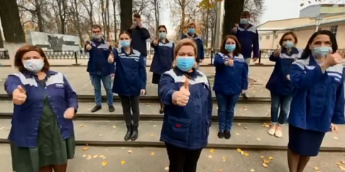 COVID наступает: волонтеры «Группы ГАЗ» рассказали, почему они носят маски (видео)