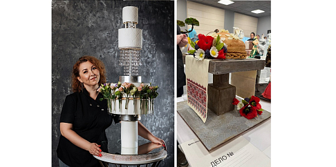 Автозаводский кондитер-самоучка Оксана Лукина стала бронзовым призером Международного чемпионата по антигравитационным тортам