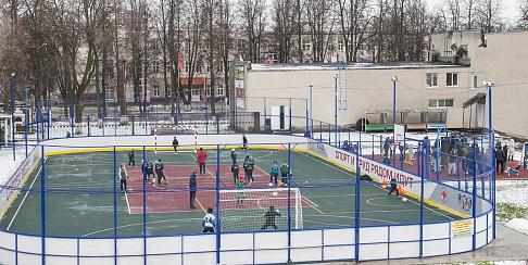Две спортплощадки построены в Павлове при поддержке «Группы ГАЗ»