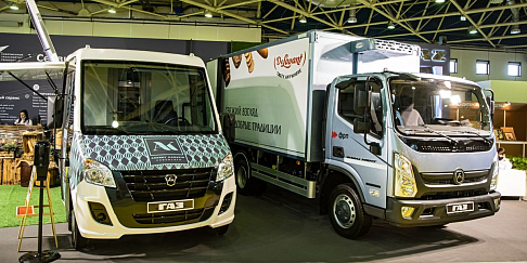 Фургон-рефрижератор и автолавку представил Горьковский автозавод на выставке Modern Bakery Moscow-2021